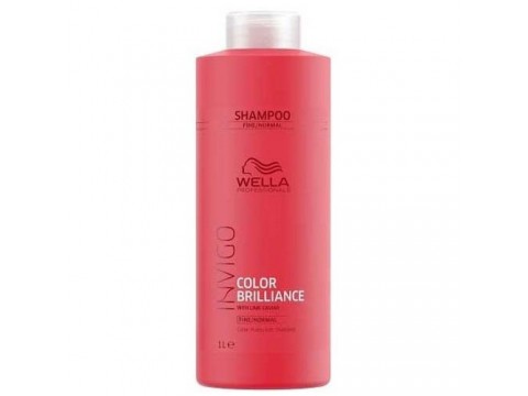 WELLA Dažytų, Normalių Plaukų Šampūnas Wella Color Brilliance Fine Invigo Shampoo 1000 ml